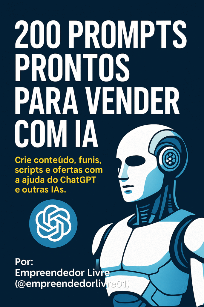 200 Prompts Prontos para Vender com IA - Empreendedor Livre